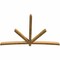 Ekena Millwork Alberta Rough Sawn Timber Gable Bracket, Western Red Cedar, 108"W x 72"H x 4"D x 4"F, 16/12 Pitch GBW108X72X0404ALB00RWR - alternate 4